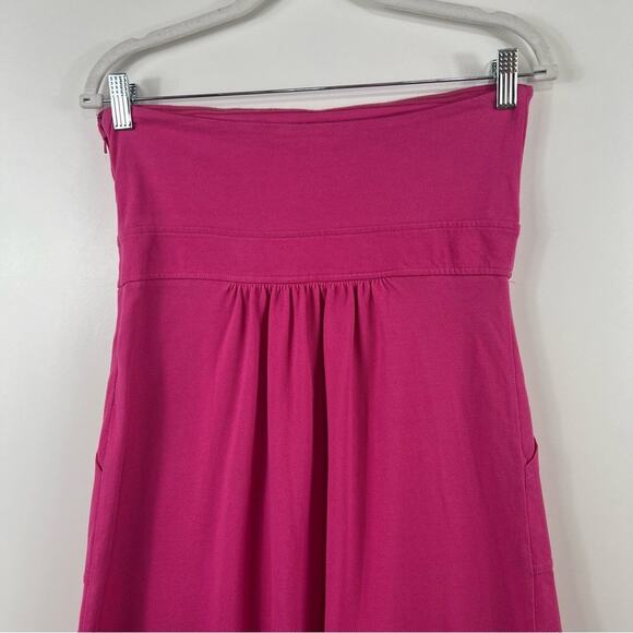 J. Crew Factory New Womens 6 Strapless Dress Barbiecore Pockets Mini Summer - Picture 4 of 8